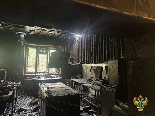 Прокуратура начала проверку по факту пожара в пищеблоке Дуляпинской школы
